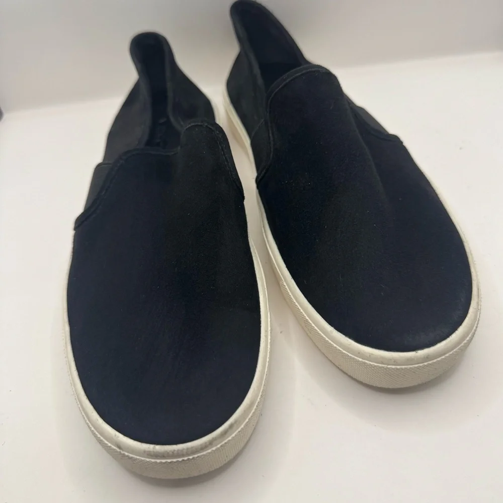 Vince Women’s Size 6‎ Blair-5 Slip on Black Suede Shoes